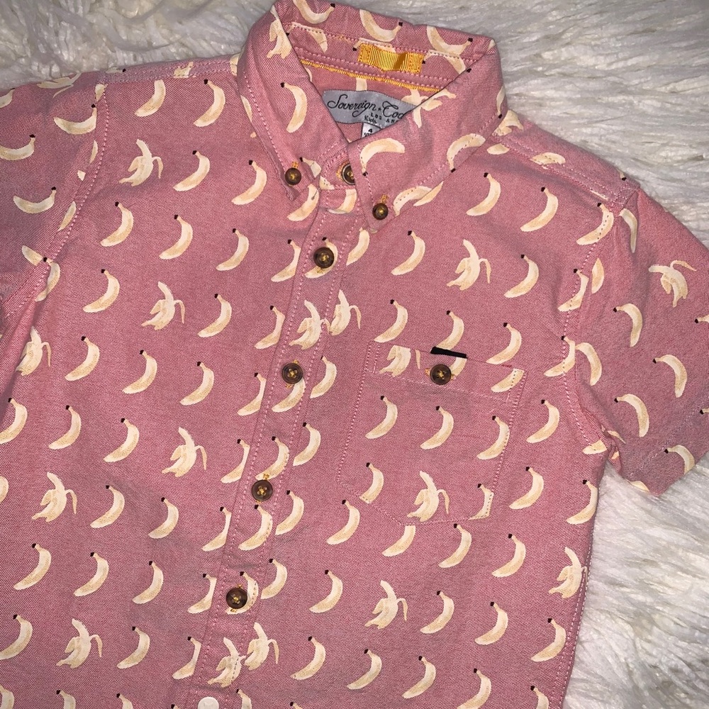 Boys Sovereign Code 🍌 button down shirt